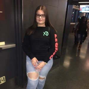 Authentic Starboy Tour Merch Long Sleeve T Shirt